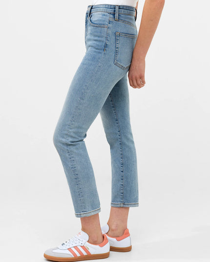 French Connection Straight Cigarette Jeans - Bleach Wash