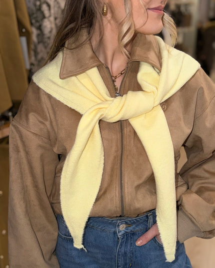 Triangle Scarf - Lemon