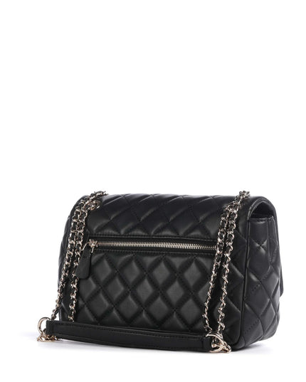 Juliet Convertible Crossbody Flap - Black