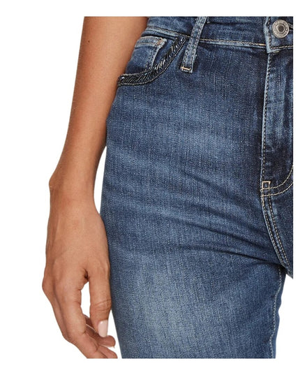 Guess High Waist Bootcut Jeans - Dark Denim Wash