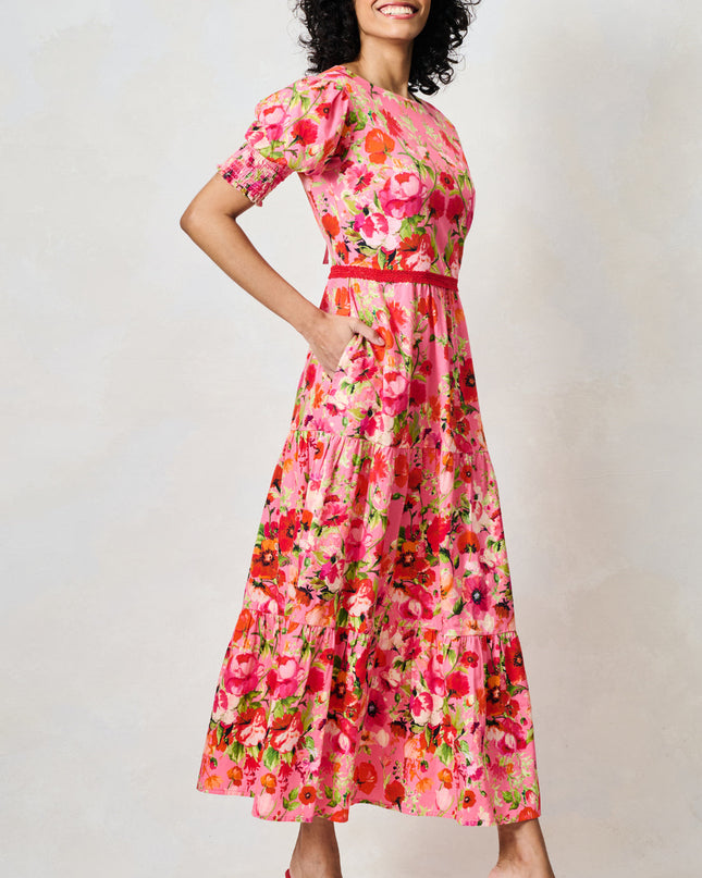 Amara Dress - Pink Floral