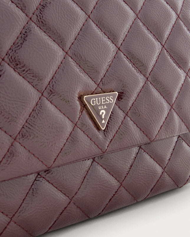 Guess Juliet Convertible Crossbody - Burgundy