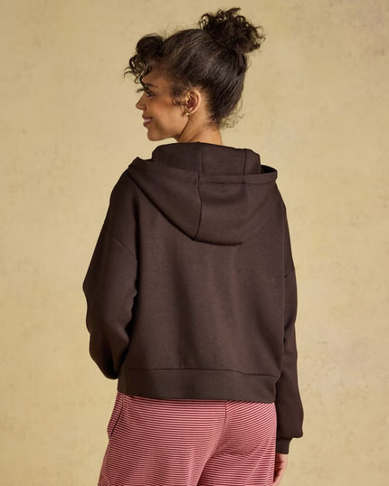 Joules Prep Soft Lounge Hoody - Chocolate