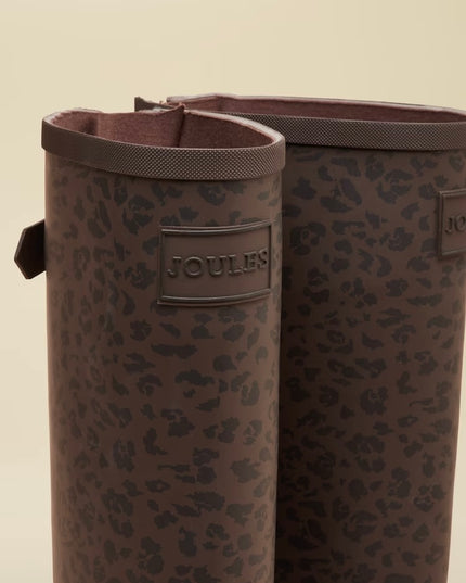 Joules Adjustable Tall Wellies - Print Choc