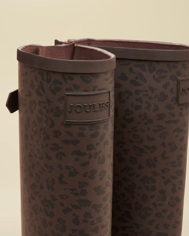 Joules Adjustable Tall Wellies - Print Choc