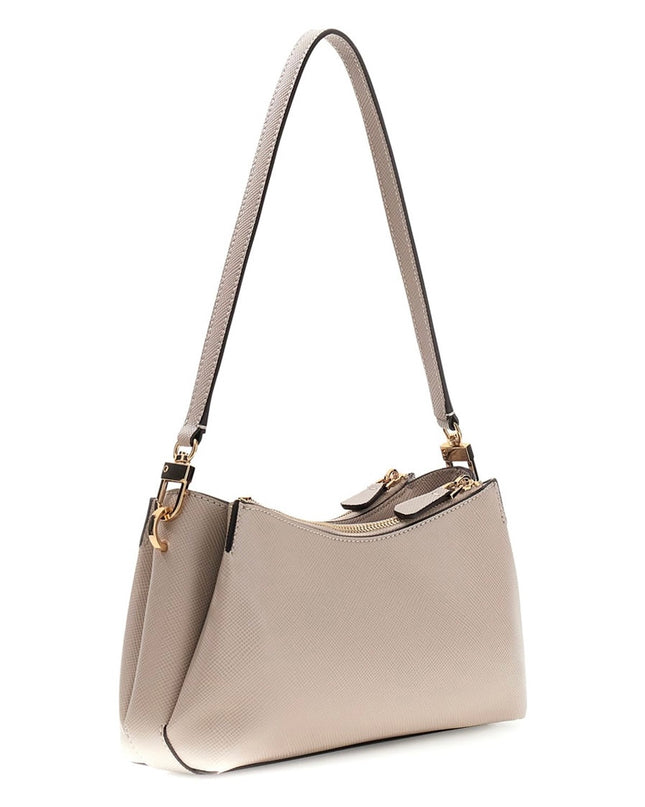 Guess Noelle II Triple Compartment Shoulder Crossbody - Taupe