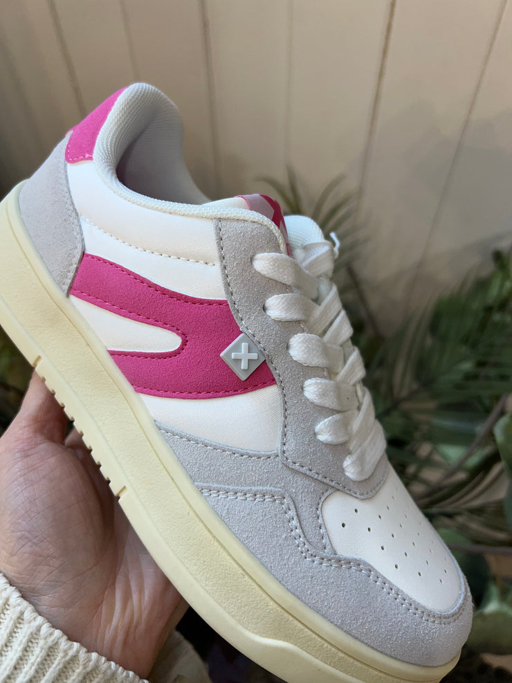 Contrast Sneaker - Pink