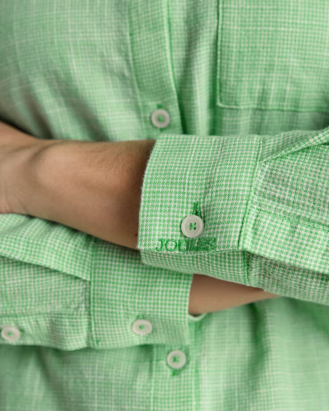 Ida Long Sleeve Cotton Shirt - Green