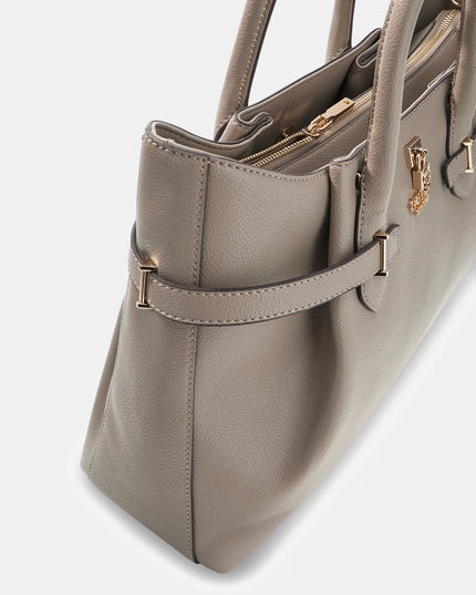 Guess Yesba Girlfriend Satchel - Dark Taupe