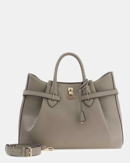 Guess Yesba Girlfriend Satchel - Dark Taupe