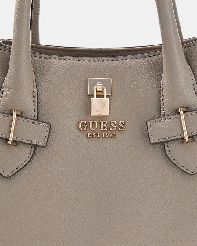 Guess Yesba Girlfriend Satchel - Dark Taupe
