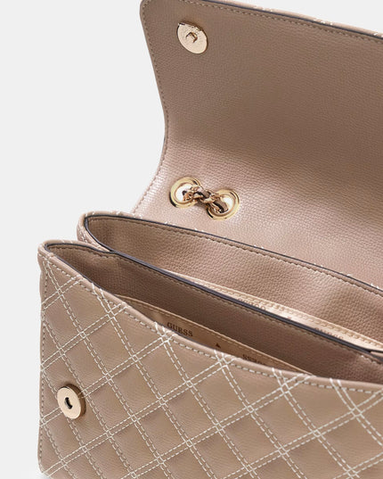 Giully II Double Compartment Convertible Crossbody - Pale Mocha