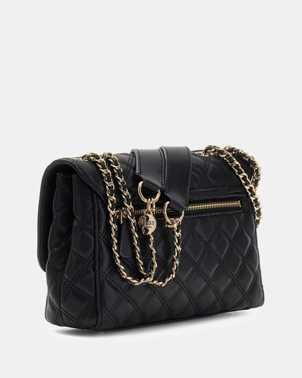 Guess Giully Double Compartment Crossbody - Black