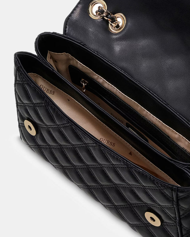 Guess Giully Double Compartment Crossbody - Black