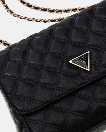 Guess Giully Double Compartment Crossbody - Black