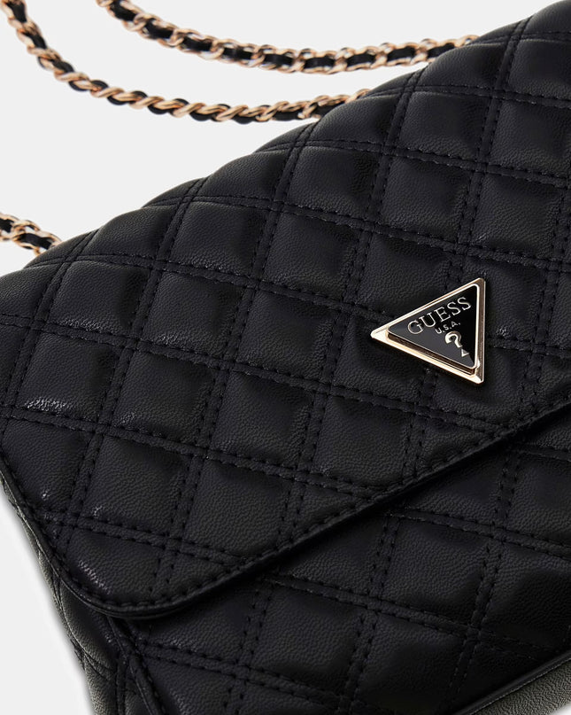 Guess Giully Double Compartment Crossbody - Black