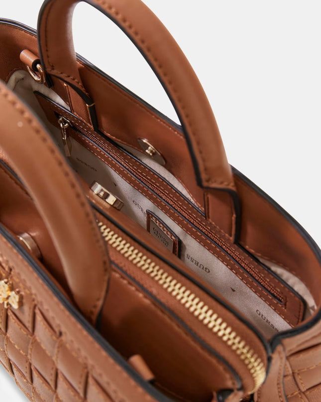 Guess Sandy Girlfriend Satchel - Caramel