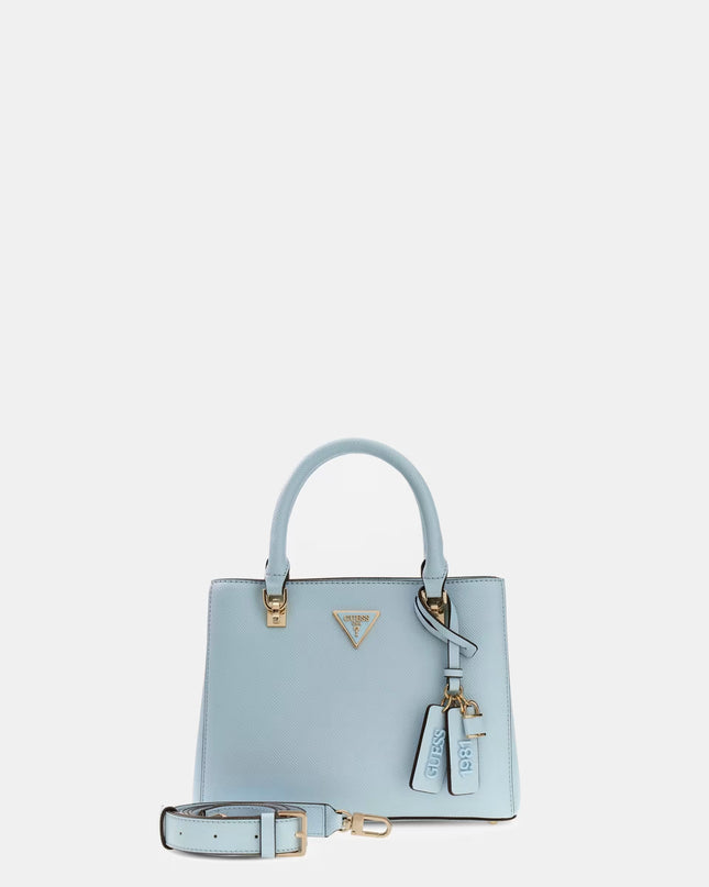 Guess Noelle II Small Multi Compartment Satchel - Aqua