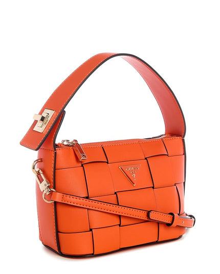 Maylee Woven Mini Hobo - Orange