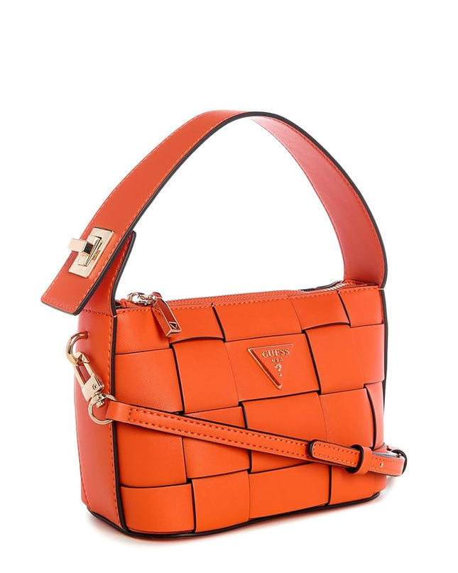 Maylee Woven Mini Handbag - Orange