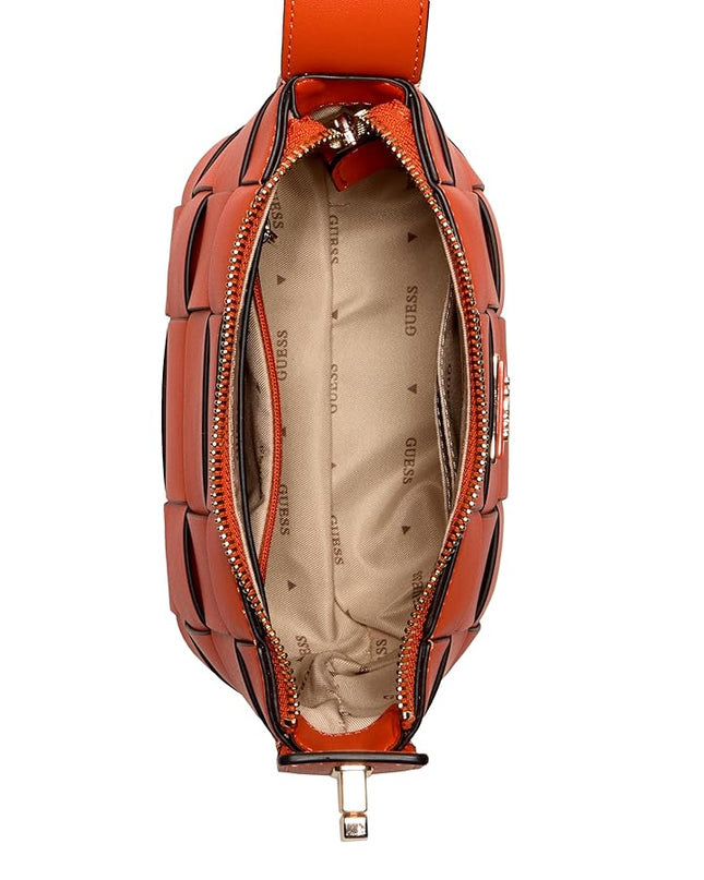Maylee Woven Mini Hobo - Orange