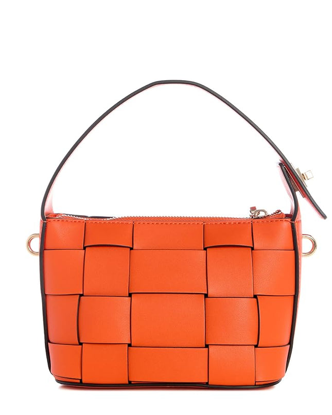 Maylee Woven Mini Handbag - Orange