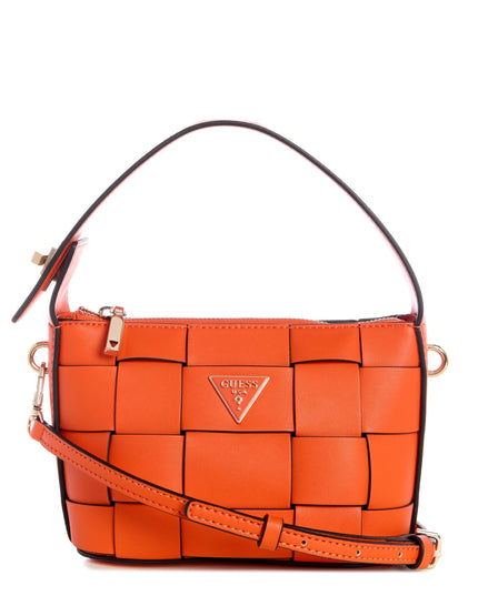 Maylee Woven Mini Handbag - Orange