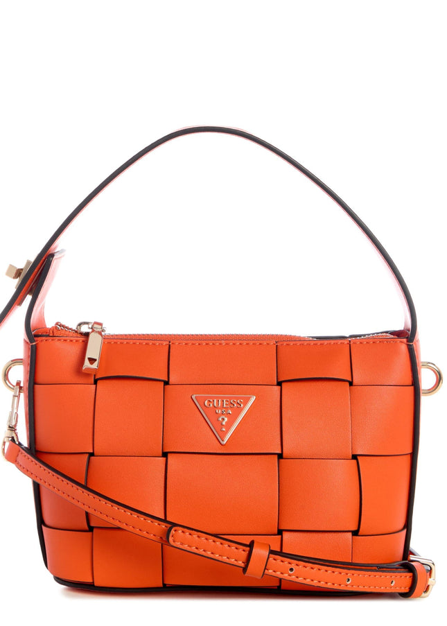 Maylee Woven Mini Handbag - Orange