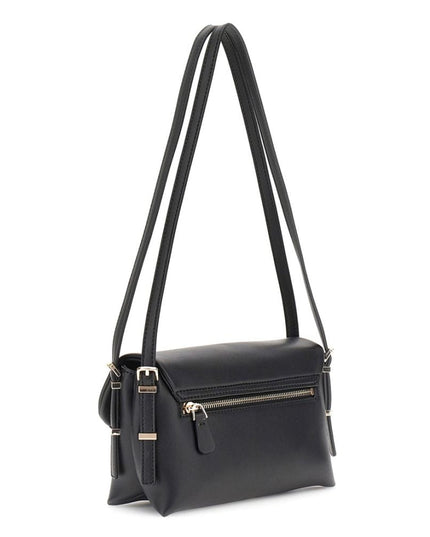Guess Lefia Flap Shoulder Bag - Black