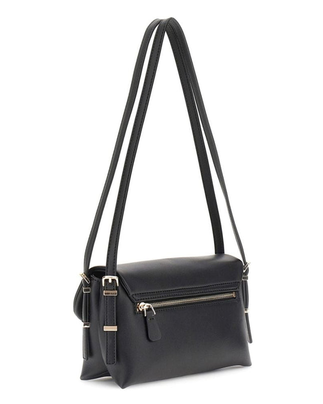 Guess Lefia Flap Shoulder Bag - Black