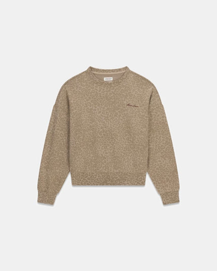 Guess Jeans  Leopard printed sweatshirt - Beige