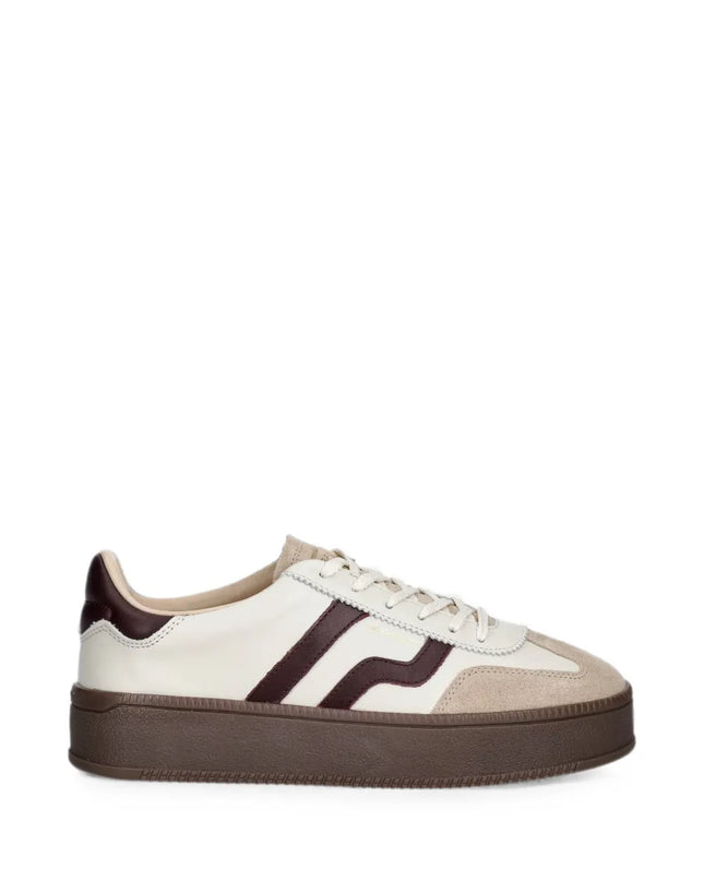 Gant Cuzmani Sneaker - Off White/Port Wine