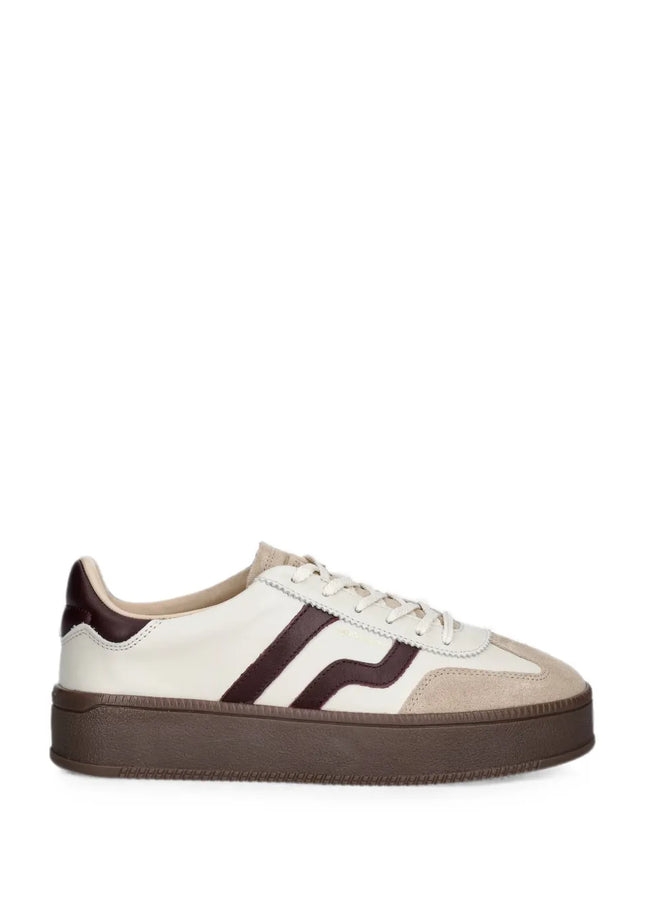 Gant Cuzmani Sneaker - Off White/Port Wine