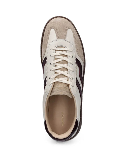 Gant Cuzmani Sneaker - Off White/Port Wine