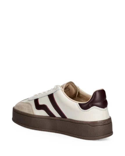 Gant Cuzmani Sneaker - Off White/Port Wine