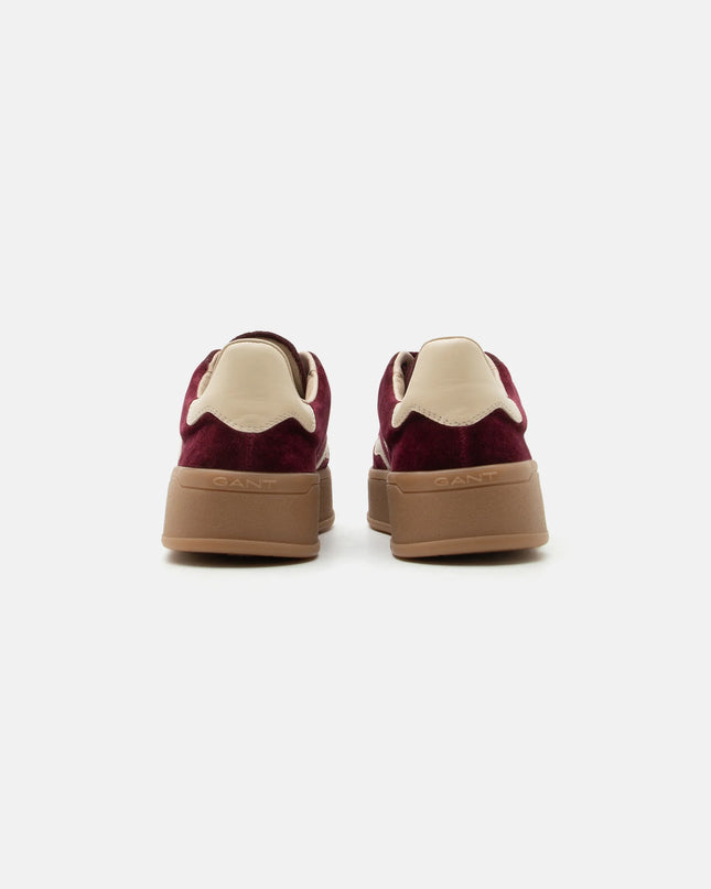 Gant Cuzmani Sneaker Velvet/Leather - Cream/Wine