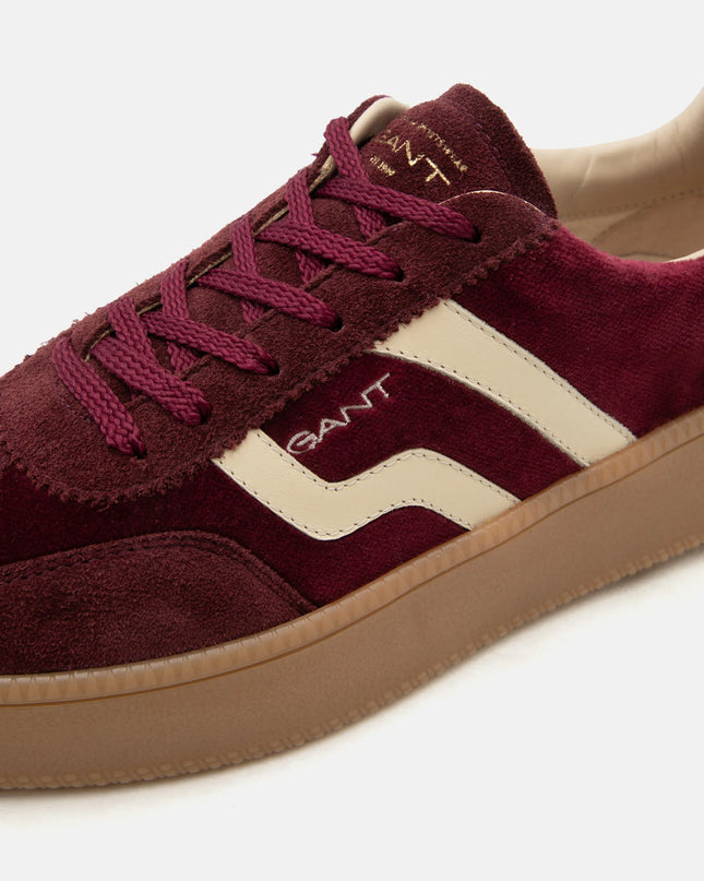 Gant Cuzmani Sneaker Velvet/Leather - Cream/Wine