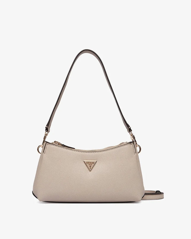 Guess Noelle II Triple Compartment Shoulder Crossbody - Taupe