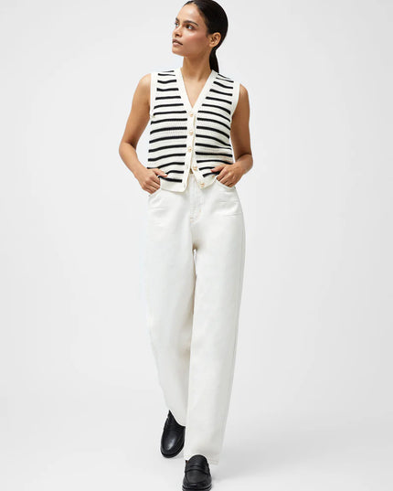 French Connection Dallas Denim Barrel Leg Jean - Summer Ecru