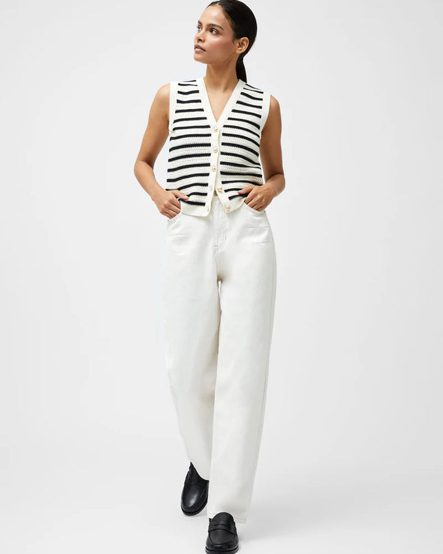 French Connection Dallas Denim Barrel Leg Jean - Summer Ecru