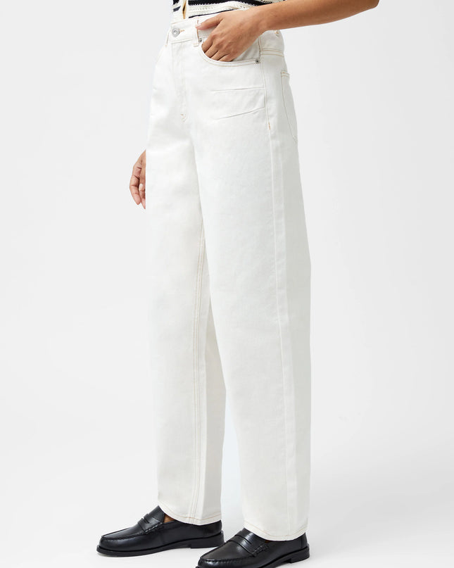French Connection Dallas Denim Barrel Leg Jean - Summer Ecru