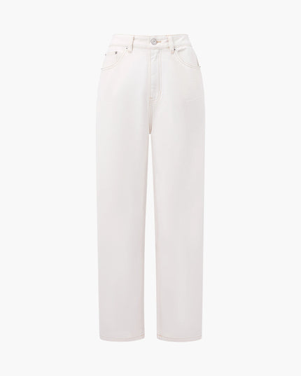 French Connection Dallas Denim Barrel Leg Jean - Summer Ecru