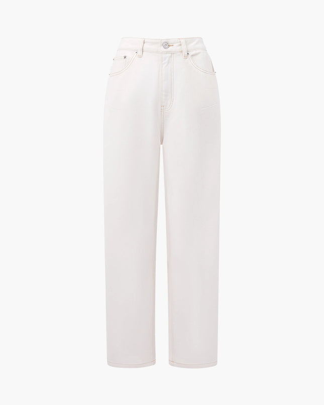 French Connection Dallas Denim Barrel Leg Jean - Summer Ecru