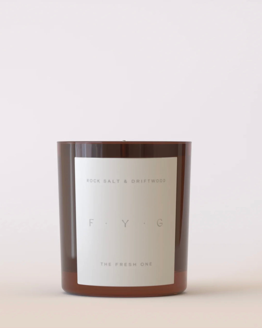 Rock Salt & Driftwood Candle
