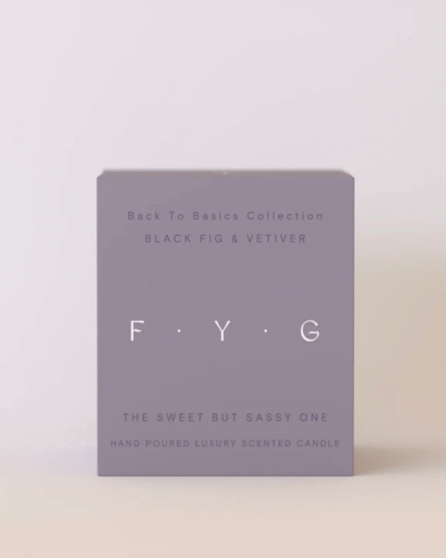 Black Fig & Vertiver Candle