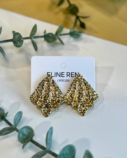 No4 Melted Effect Earring