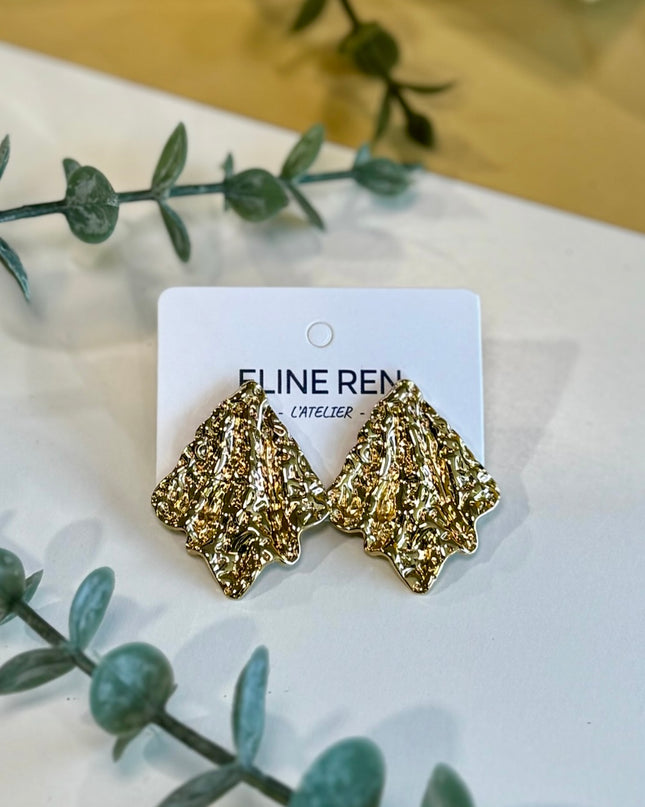 No4 Melted Effect Earring