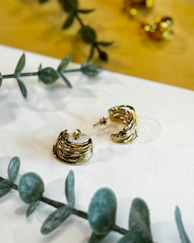 No7 Layered Hoop Earring