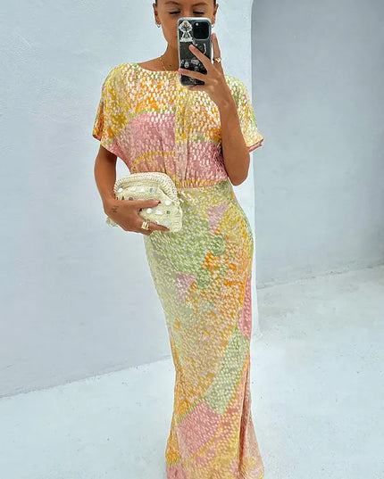 Boho Elodie Dress - Pink