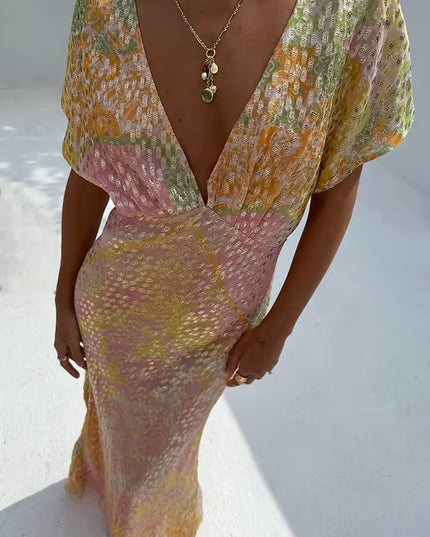Boho Elodie Dress - Pink